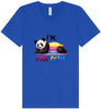 Pan Duh Panda Unisex V-Neck Shirt