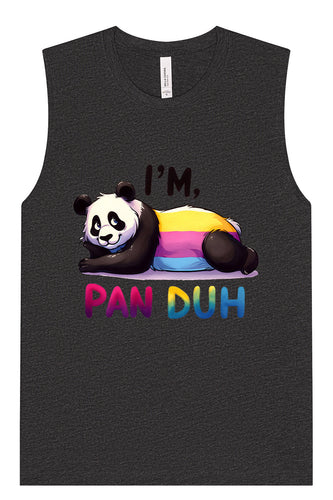 Pan Duh Panda Muscle Tank