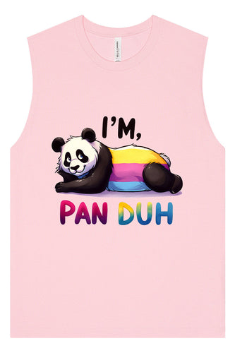 Pan Duh Panda Muscle Tank