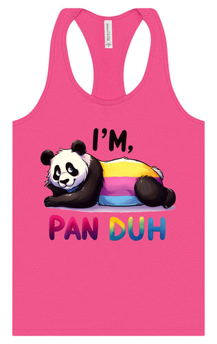 Pan Duh Panda Women's Racerback Tank