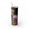 Skinny Tumbler with Straw – 20 oz Stainless Steel Cup