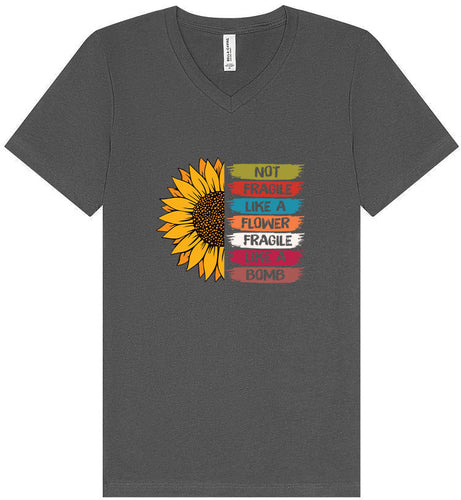 Fragile Like A… Unisex V-Neck Shirt
