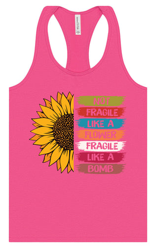 Fragile Like A… Women's Racerback Tank
