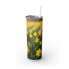 Skinny Tumbler with Straw – 20 oz Stainless Steel Cup