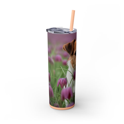 Skinny Tumbler with Straw – 20 oz Stainless Steel Cup