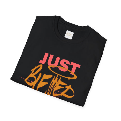 Just Blessed Graffiti Graphic Tee — Urban Faith Inspirational T-Shirt