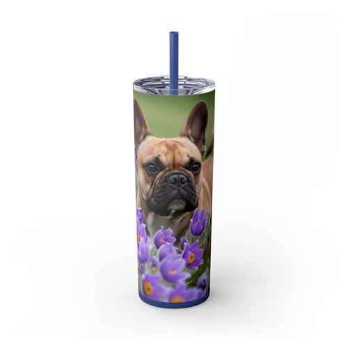 Skinny Tumbler with Straw – 20 oz Stainless Steel Cup