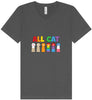 All Paws for Pride Unisex V-Neck Shirt