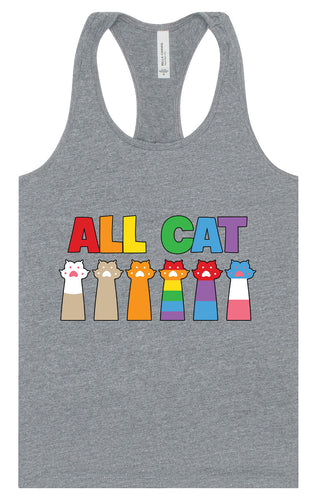 All Paws for Pride Women's Racerback Tank