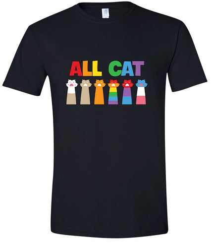 All Paws for Pride Adult Gildan Soft Shirt