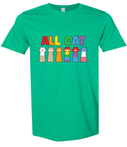 All Paws for Pride Adult Gildan Soft Shirt