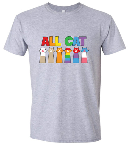 All Paws for Pride Adult Gildan Soft Shirt