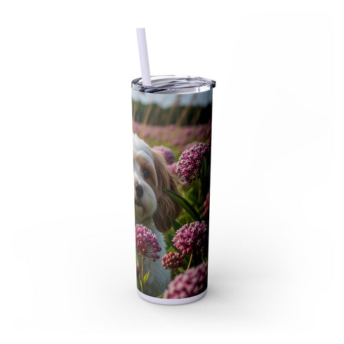 Skinny Tumbler with Straw – 20 oz Stainless Steel Cup