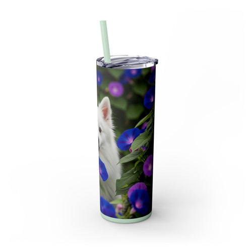 Skinny Tumbler with Straw – 20 oz Stainless Steel Cup