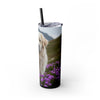 Skinny Tumbler with Straw – 20 oz Stainless Steel Cup