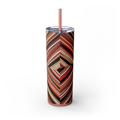 Skinny Tumbler with Straw – 20 oz Stainless Steel Cup