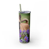 Skinny Tumbler with Straw – 20 oz Stainless Steel Cup