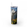 Skinny Tumbler with Straw – 20 oz Stainless Steel Cup