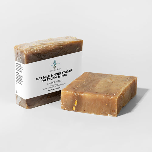 Oat Milk Honey Soap — Gentle Bar Soap for People & Pets