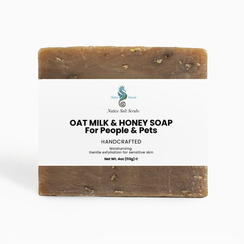 Oat Milk Honey Soap — Gentle Bar Soap for People & Pets