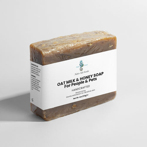 Oat Milk Honey Soap — Gentle Bar Soap for People & Pets