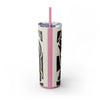 Skinny Tumbler with Straw – 20 oz Stainless Steel Cup