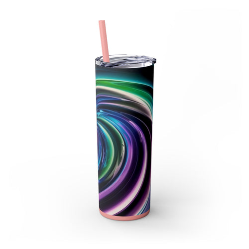 Skinny Tumbler with Straw – 20 oz Stainless Steel Cup