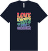 Love Knows No Gender Adult Bella Canvas Shirt