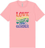 Love Knows No Gender Adult Bella Canvas Shirt