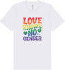 Love Knows No Gender Adult Bella Canvas Shirt