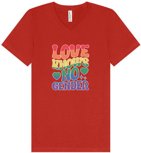 Love Knows No Gender Unisex V-Neck Shirt