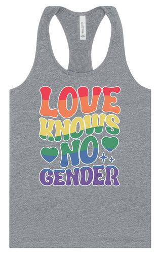 Love Knows No Gender Women's Racerback Tank