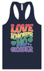 Love Knows No Gender Women's Racerback Tank