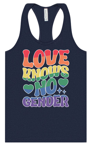 Love Knows No Gender Women's Racerback Tank