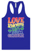 Love Knows No Gender Women's Racerback Tank