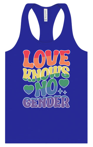 Love Knows No Gender Women's Racerback Tank