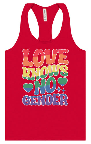 Love Knows No Gender Women's Racerback Tank