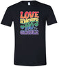 Love Knows No Gender Adult Gildan Soft Shirt