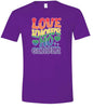 Love Knows No Gender Adult Gildan Soft Shirt