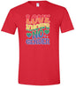 Love Knows No Gender Adult Gildan Soft Shirt