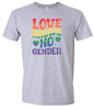 Love Knows No Gender Adult Gildan Soft Shirt