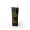Skinny Tumbler with Straw – 20 oz Stainless Steel Cup