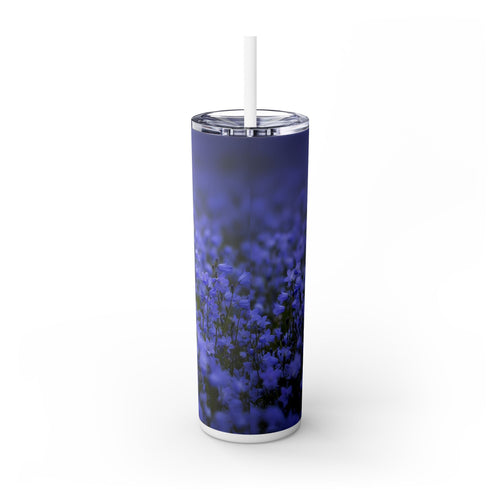 Skinny Tumbler with Straw – 20 oz Stainless Steel Cup