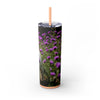 Skinny Tumbler with Straw – 20 oz Stainless Steel Cup