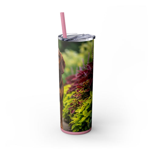 Skinny Tumbler with Straw – 20 oz Stainless Steel Cup