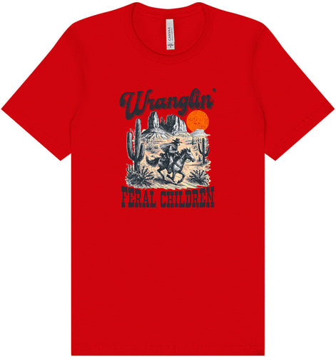 Wranglin' Feral Children Adult Bella Canvas Shirt