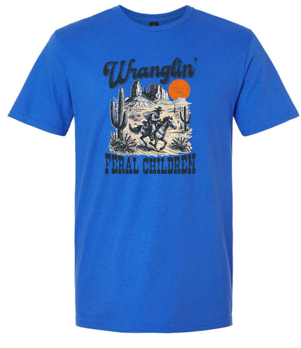 Wranglin' Feral Children Adult Gildan Soft Shirt