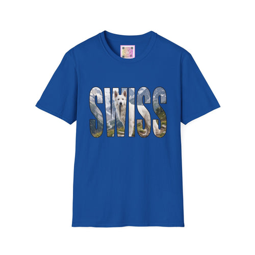 White Swiss Mountain Dog Tee Shirt