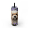 Skinny Tumbler with Straw – 20 oz Stainless Steel Cup