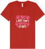 Can't Just Brush it Out Groomer Unisex V-Neck Shirt